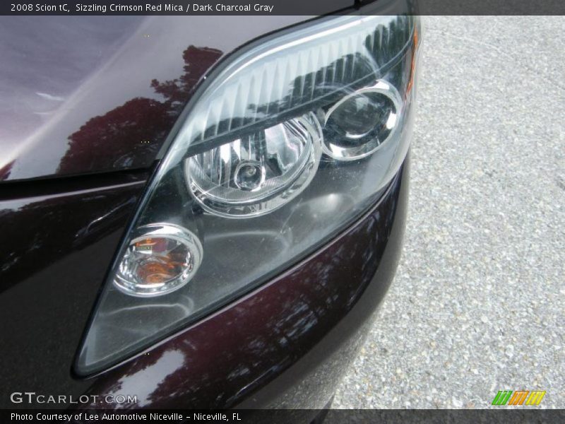 Sizzling Crimson Red Mica / Dark Charcoal Gray 2008 Scion tC
