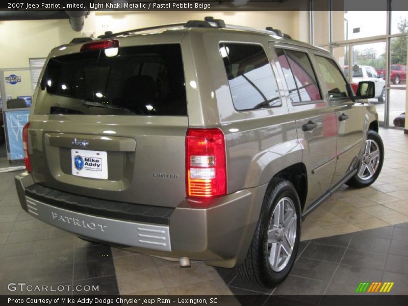 Light Khaki Metallic / Pastel Pebble Beige 2007 Jeep Patriot Limited