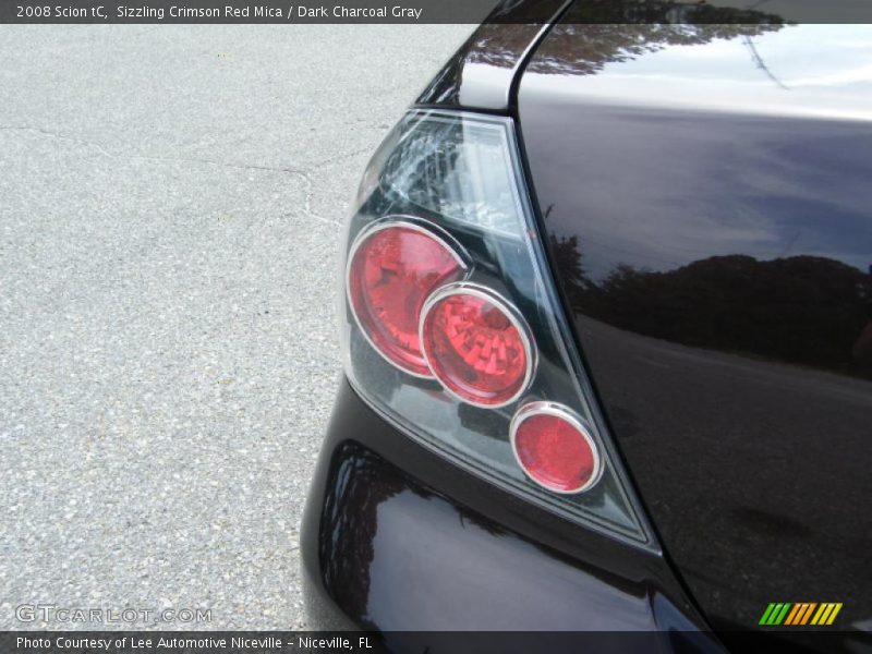 Sizzling Crimson Red Mica / Dark Charcoal Gray 2008 Scion tC