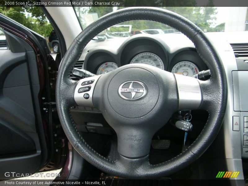 Sizzling Crimson Red Mica / Dark Charcoal Gray 2008 Scion tC