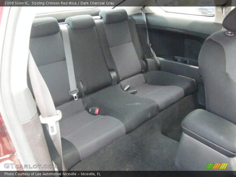 Sizzling Crimson Red Mica / Dark Charcoal Gray 2008 Scion tC
