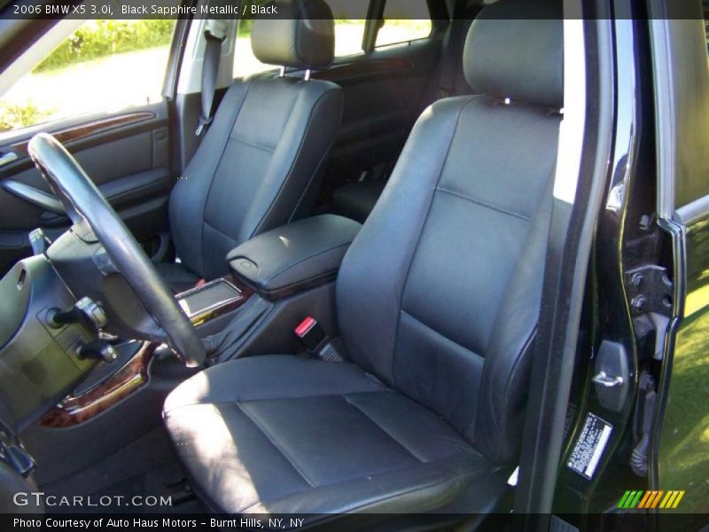 Black Sapphire Metallic / Black 2006 BMW X5 3.0i