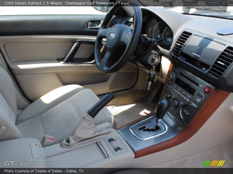 Champagne Gold Opalescent / Taupe 2006 Subaru Outback 2.5i Wagon
