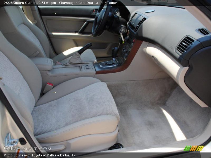 Champagne Gold Opalescent / Taupe 2006 Subaru Outback 2.5i Wagon