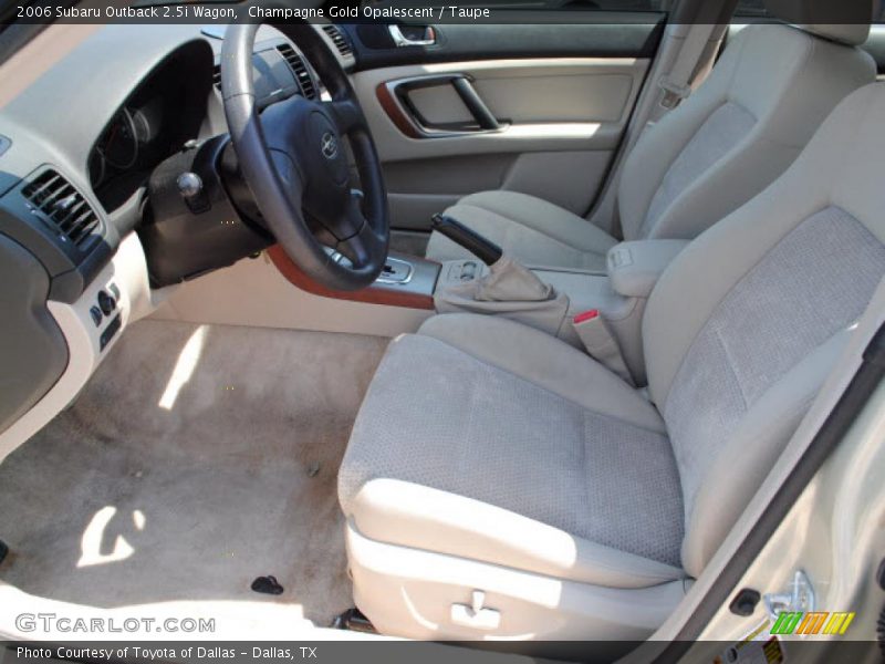 Champagne Gold Opalescent / Taupe 2006 Subaru Outback 2.5i Wagon