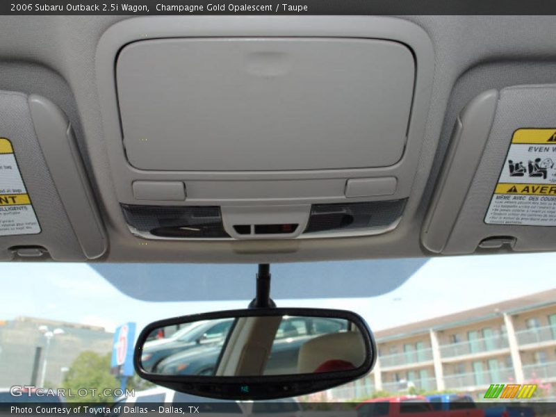 Champagne Gold Opalescent / Taupe 2006 Subaru Outback 2.5i Wagon
