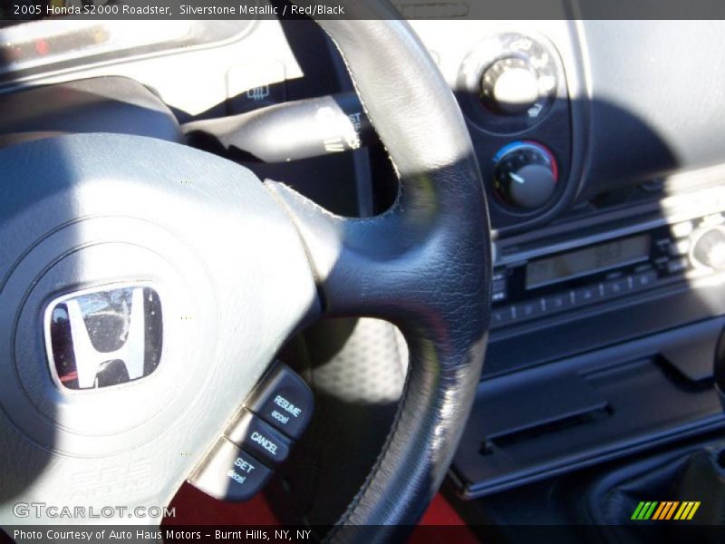 Silverstone Metallic / Red/Black 2005 Honda S2000 Roadster