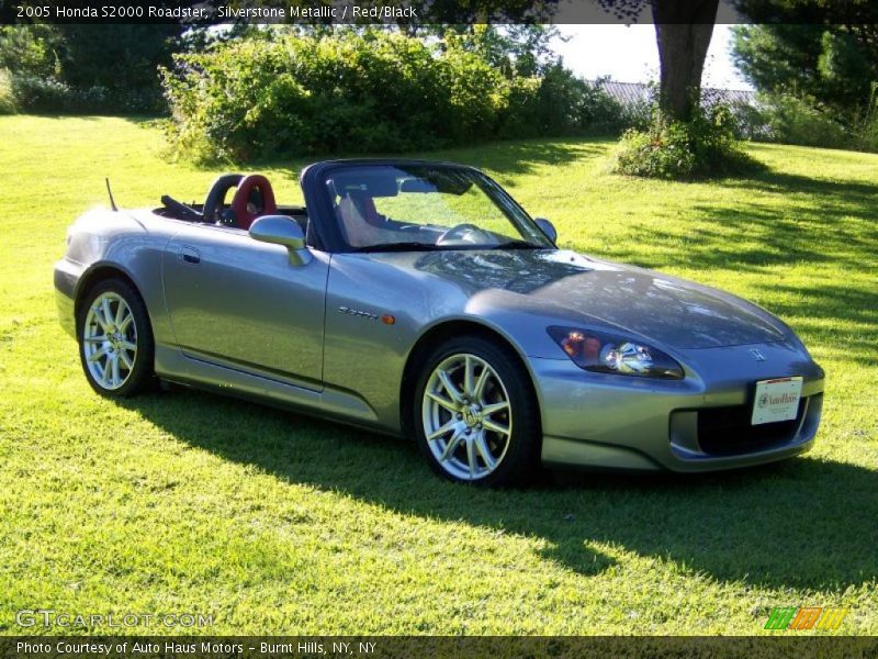 Silverstone Metallic / Red/Black 2005 Honda S2000 Roadster