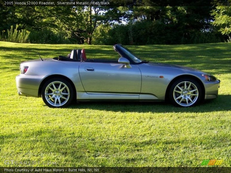 Silverstone Metallic / Red/Black 2005 Honda S2000 Roadster