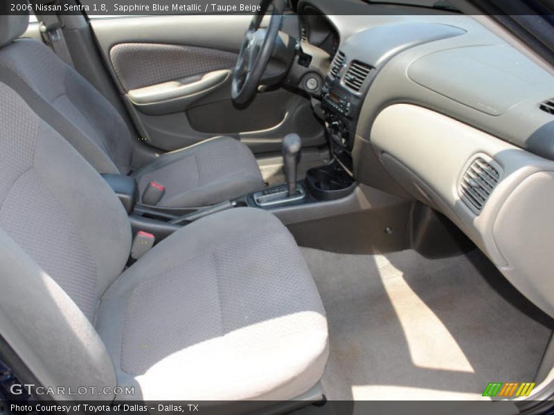 Sapphire Blue Metallic / Taupe Beige 2006 Nissan Sentra 1.8