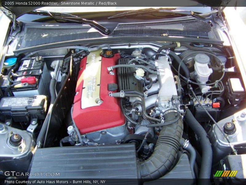 Silverstone Metallic / Red/Black 2005 Honda S2000 Roadster