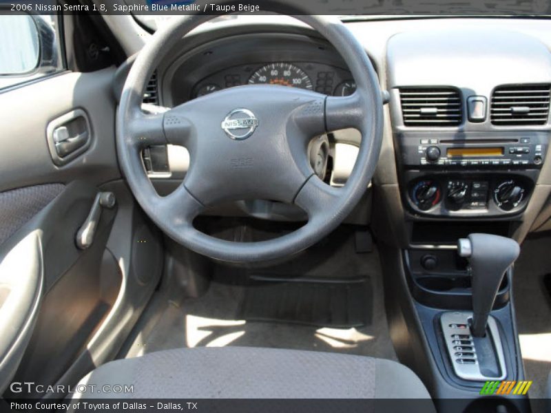 Sapphire Blue Metallic / Taupe Beige 2006 Nissan Sentra 1.8