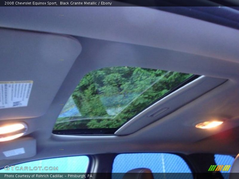 Black Granite Metallic / Ebony 2008 Chevrolet Equinox Sport