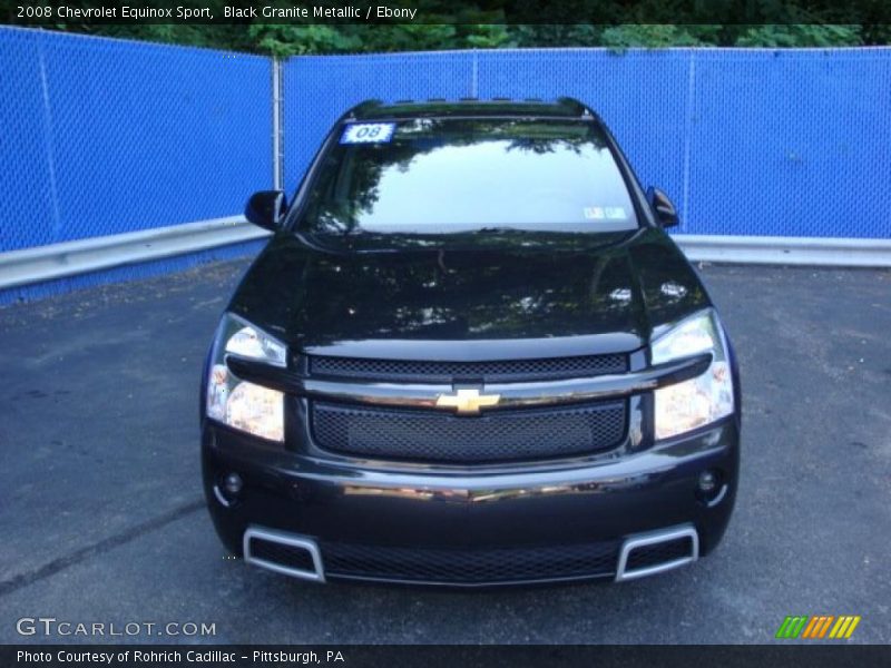 Black Granite Metallic / Ebony 2008 Chevrolet Equinox Sport