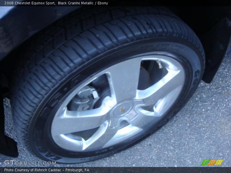 Black Granite Metallic / Ebony 2008 Chevrolet Equinox Sport