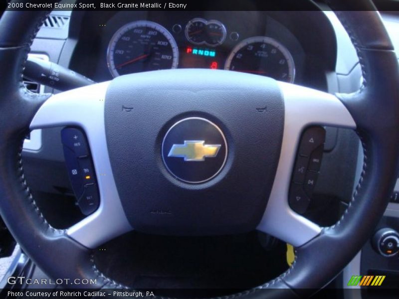 Black Granite Metallic / Ebony 2008 Chevrolet Equinox Sport