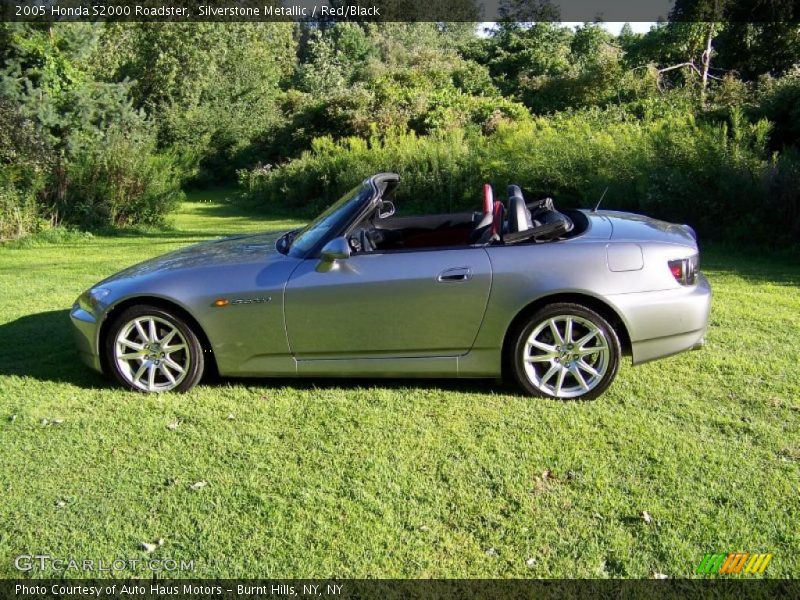 Silverstone Metallic / Red/Black 2005 Honda S2000 Roadster