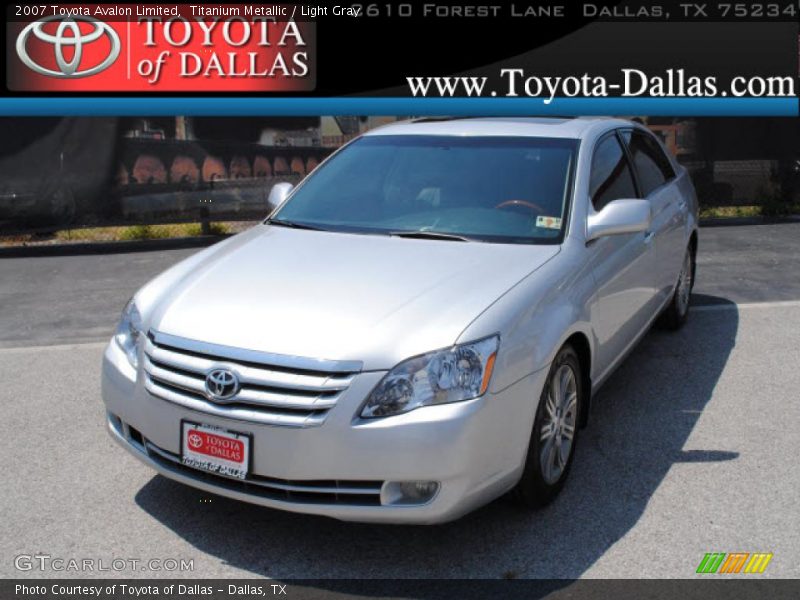 Titanium Metallic / Light Gray 2007 Toyota Avalon Limited