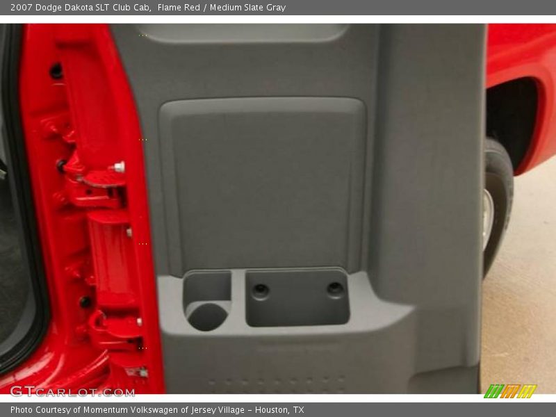 Flame Red / Medium Slate Gray 2007 Dodge Dakota SLT Club Cab
