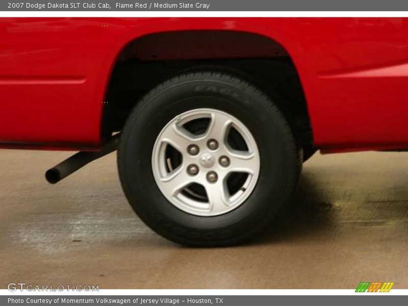 Flame Red / Medium Slate Gray 2007 Dodge Dakota SLT Club Cab