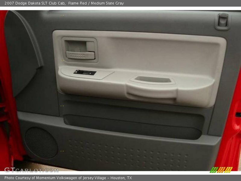 Flame Red / Medium Slate Gray 2007 Dodge Dakota SLT Club Cab