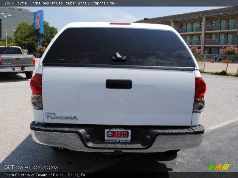 Super White / Graphite Gray 2007 Toyota Tundra Regular Cab