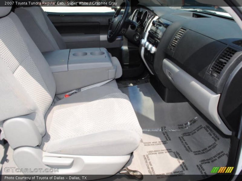Super White / Graphite Gray 2007 Toyota Tundra Regular Cab