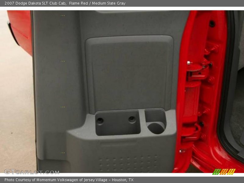 Flame Red / Medium Slate Gray 2007 Dodge Dakota SLT Club Cab