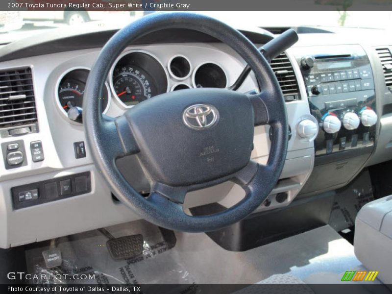 Super White / Graphite Gray 2007 Toyota Tundra Regular Cab