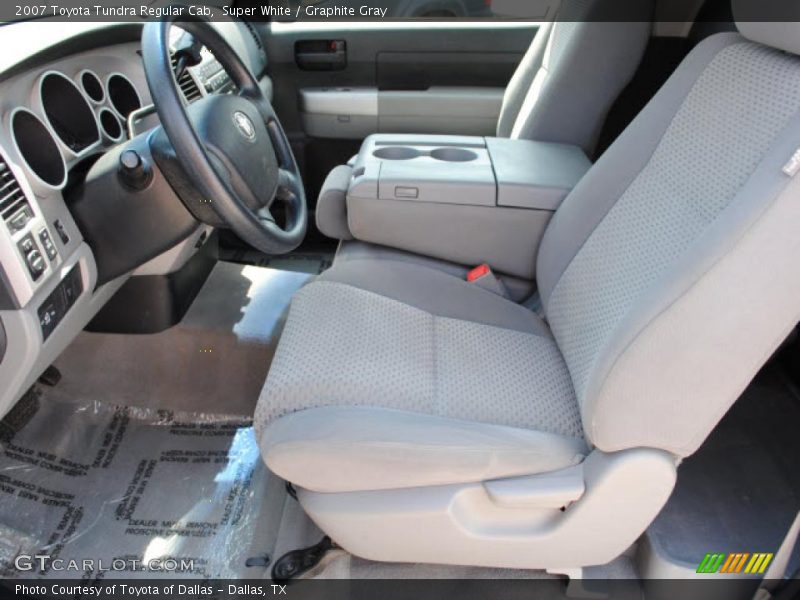 Super White / Graphite Gray 2007 Toyota Tundra Regular Cab
