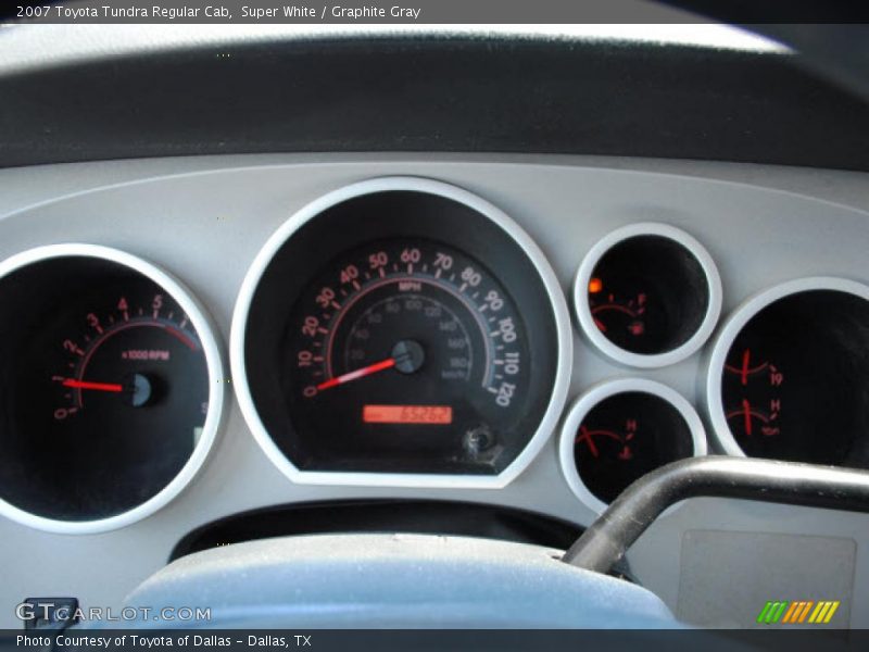 Super White / Graphite Gray 2007 Toyota Tundra Regular Cab