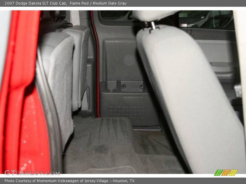 Flame Red / Medium Slate Gray 2007 Dodge Dakota SLT Club Cab