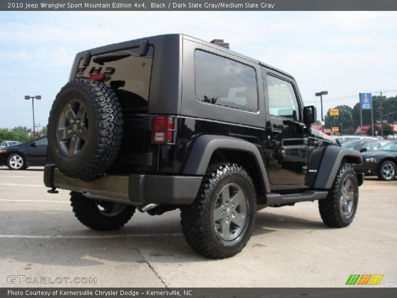 Black / Dark Slate Gray/Medium Slate Gray 2010 Jeep Wrangler Sport Mountain Edition 4x4