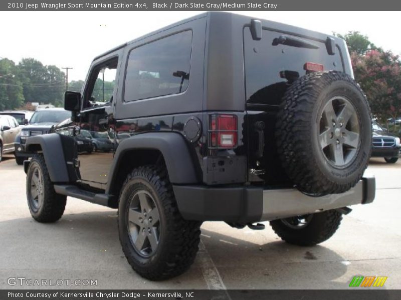 Black / Dark Slate Gray/Medium Slate Gray 2010 Jeep Wrangler Sport Mountain Edition 4x4