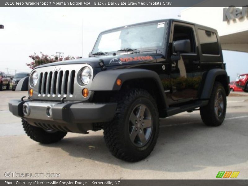 Black / Dark Slate Gray/Medium Slate Gray 2010 Jeep Wrangler Sport Mountain Edition 4x4