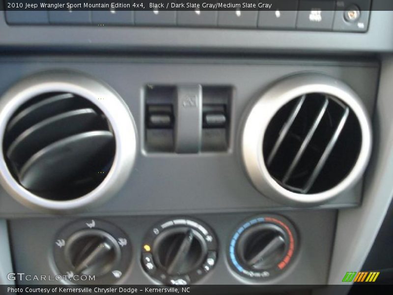 Black / Dark Slate Gray/Medium Slate Gray 2010 Jeep Wrangler Sport Mountain Edition 4x4