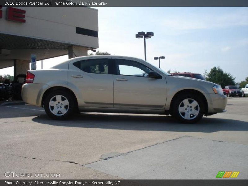 White Gold / Dark Slate Gray 2010 Dodge Avenger SXT
