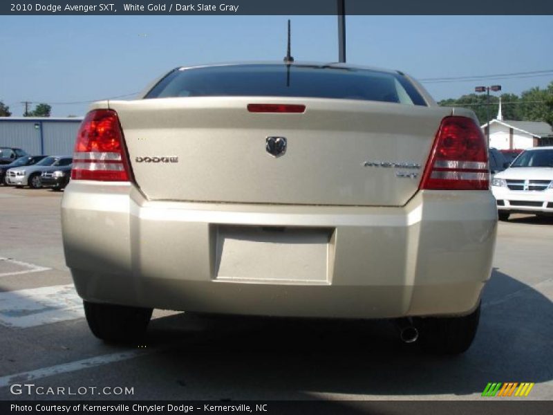 White Gold / Dark Slate Gray 2010 Dodge Avenger SXT