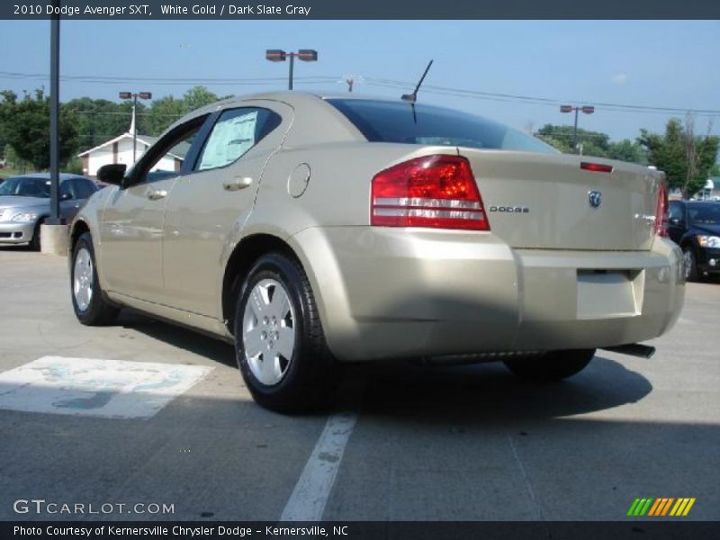 White Gold / Dark Slate Gray 2010 Dodge Avenger SXT