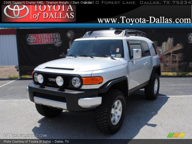 Titanium Metallic / Dark Charcoal 2008 Toyota FJ Cruiser 4WD
