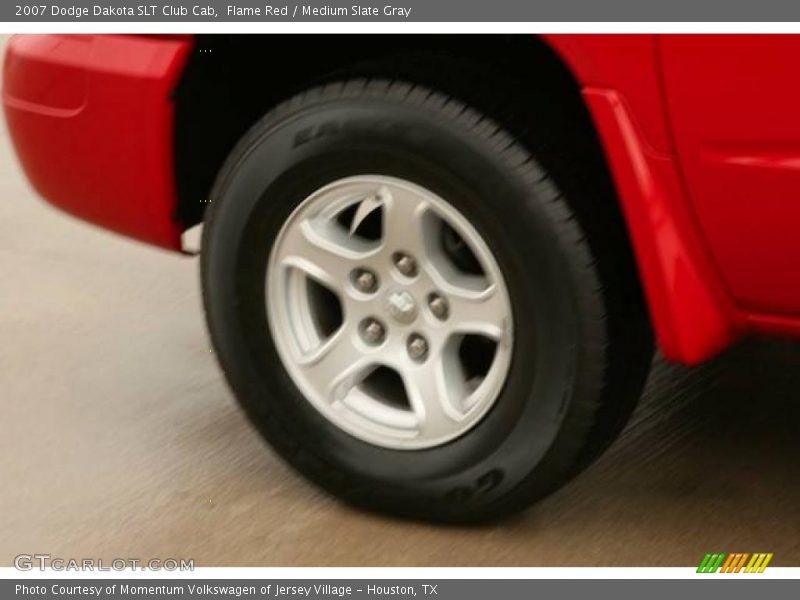 Flame Red / Medium Slate Gray 2007 Dodge Dakota SLT Club Cab