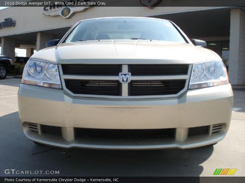 White Gold / Dark Slate Gray 2010 Dodge Avenger SXT