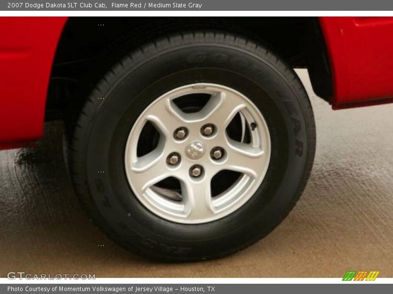 Flame Red / Medium Slate Gray 2007 Dodge Dakota SLT Club Cab