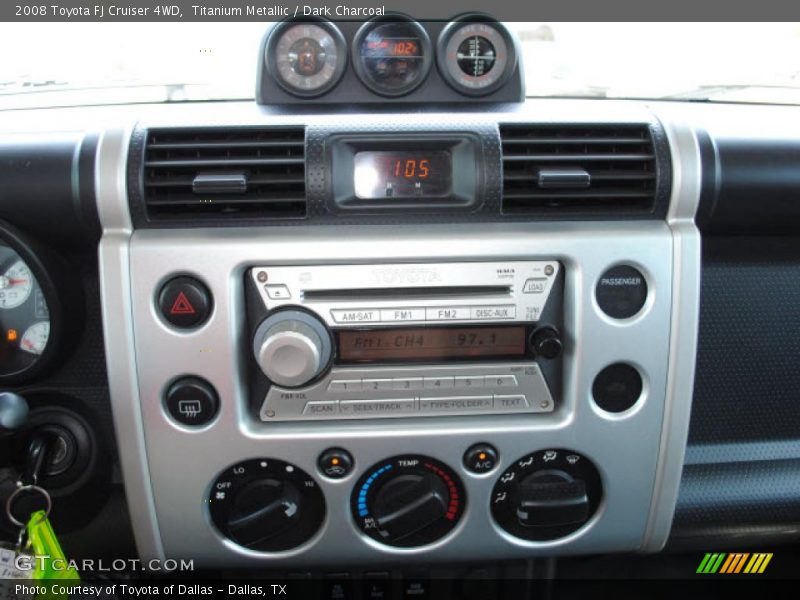 Titanium Metallic / Dark Charcoal 2008 Toyota FJ Cruiser 4WD