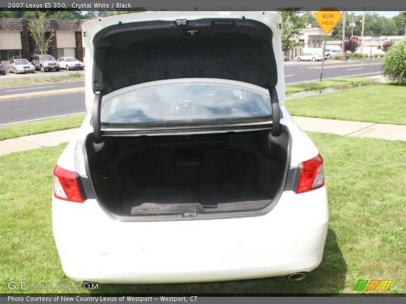 Crystal White / Black 2007 Lexus ES 350