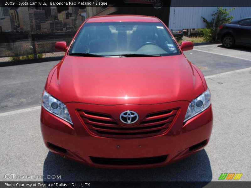 Barcelona Red Metallic / Bisque 2009 Toyota Camry LE