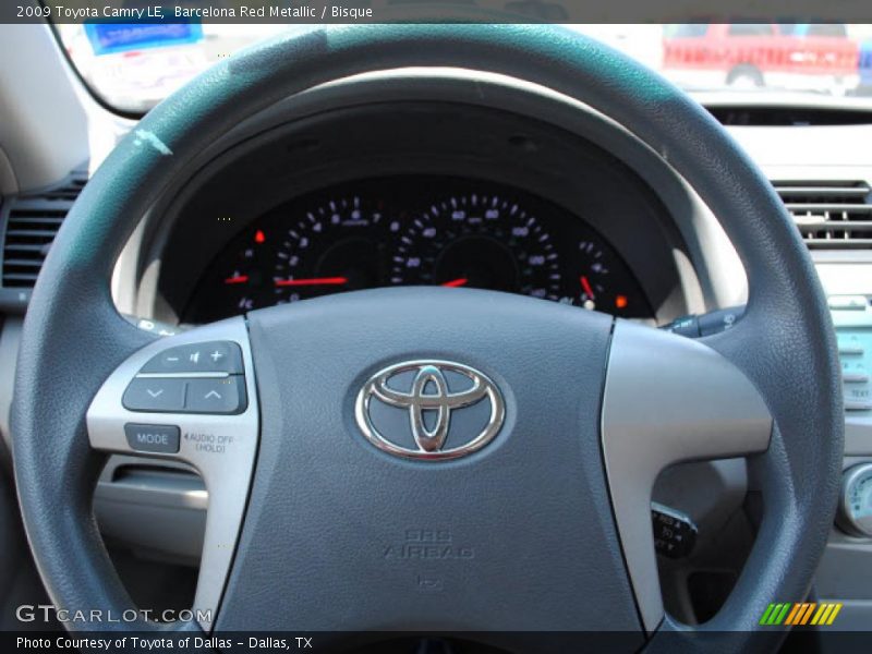 Barcelona Red Metallic / Bisque 2009 Toyota Camry LE