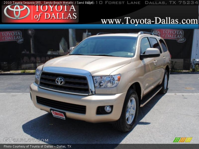 Sandy Beach Metallic / Sand Beige 2010 Toyota Sequoia SR5