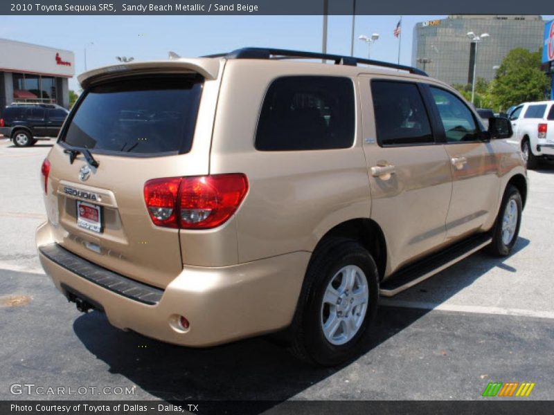 Sandy Beach Metallic / Sand Beige 2010 Toyota Sequoia SR5