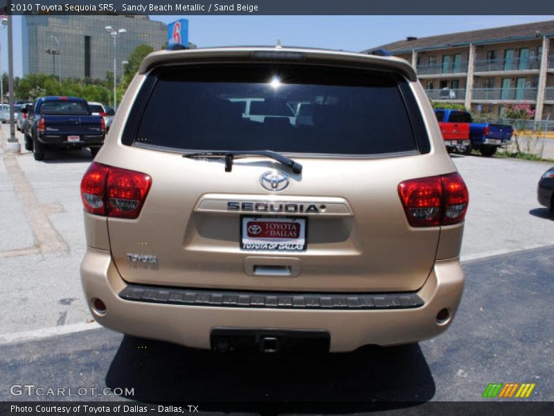 Sandy Beach Metallic / Sand Beige 2010 Toyota Sequoia SR5